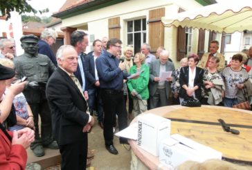 Historischer Laubenheimer Rathausbrunnen fertiggestellt