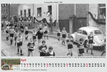 Kalenderblatt April - Alt Laubenum