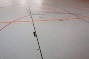 Aufnahme von ukrainischen Flüchtlingen in der Turnhalle (Riedhalle)