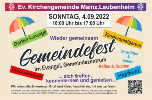 Gemeindefest am Evangelischen Gemeindezentrum @ Ev. Gemeindezentrum Laubenheim