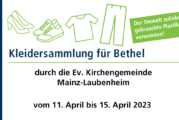Kleidersammlung für Bethel