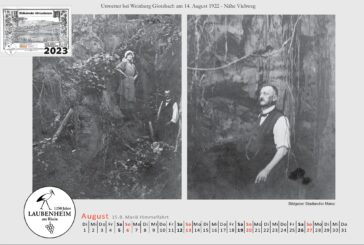 Kalenderblatt August 2023 Alt Laubenum