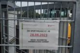 Sportplatz vorrübergehend gesperrt