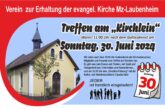 TREFFEN AM KIRCHLEIN - Erst Kirche, dann Bratwurst, später Weinprobe auf der Laubenheimer Höhe = Optimaler Sonntag