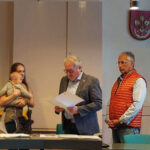Sabrina Grimm ist zweite Stellvertreterin von Norbert Riffel, Dr. Christian Hecht ist erster stellvertretender Ortsvorsteher von mz-Laubenheim.