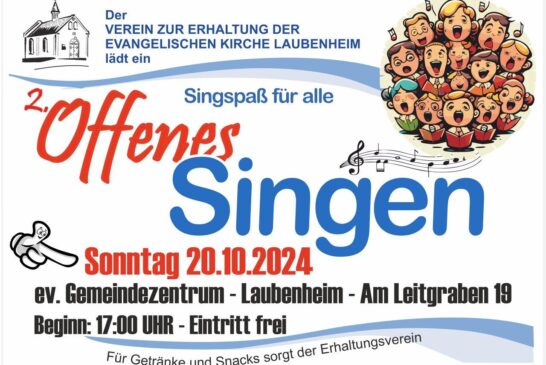 Singen nach Herzenslust