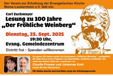 Zuckmayer-Lesung
