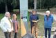 Stele im Park