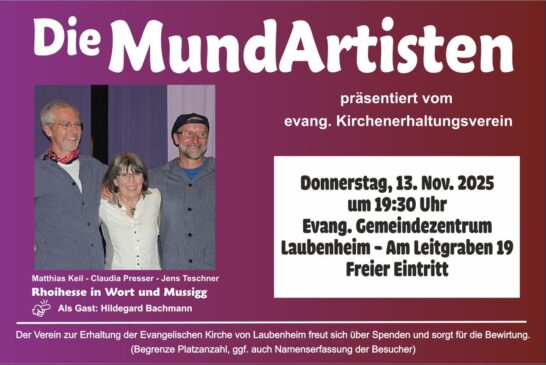 Die MundArtisten mit Hildegard Bachmann