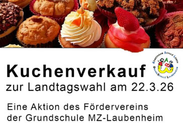 Kuchenverkauf zur der Landtagswahl