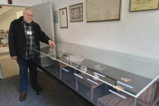 Römische Funde im kleinen Museum Laubenheim