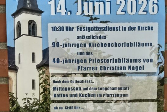 Pfarrfest der Katholischen Pfarrei Mariae Heimsuchung am 14. Juni 2026