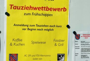 Tauziehwettbewerb mit Frühschoppen, Kaffee & Kuchen, Spielwiese, Fassbier & Grill