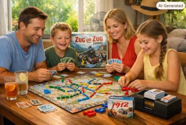 Spieletipp für heiße Sommertage: Zug um Zug Europa