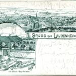 Oppenheimer Straße; unsere älteste Ansichtskarte vom Gasthaus zur Goldenen Ente, abgestempelt am 26.09.1897; </br> Bildgeber Fritz Berena/Jupp Heck