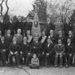 Oppenheimer Straße; Bannerweihe 1934 der Karneval-Gesellschaft ULK im Restaurant Mainzer Hof; </br> Bildgeber Fritz Berena