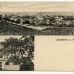 Oppenheimer Straße; Ansichtskarte vom Weinrestaurant Georg Spies, abgestempelt am 27.09.1914; </br> Bildgeber Fritz Berena/Jupp Heck