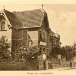 Oppenheimer Straße; Ansichtskarte vom Weinrestaurant Martin Spreitzer um 1920; </br> Bildgeber Fritz Berena/Jupp Heck