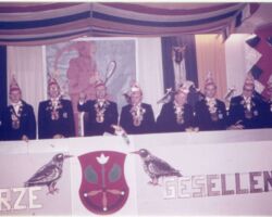 60 Jahre Karnevalverein Schwarze Gesellen Laubenheim, Komitee 1965. Bildgeberin Elli Heck