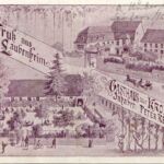 Marktplatz; Gasthaus Zur Krone; Ansichtskarte abgestempelt 06.12.1909; Bildgeber Berena/Heck