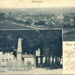 Marktplatz; Kriegerdenkmal 1870/71 (steht heute auf dem Friedhof); Ansichtskarte abgestempelt 22.08.1910; Bildgeber Reinhold Schembs