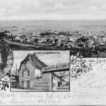 Oppenheimer Straße; Gasthaus zur goldenen Ente; Ansichtskarte abgestempelt 07.07.1902; Bildgeber Berena/Heck