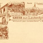 Hans-Zöller-Straße; Wirthschaft "zum deutschen Kaiser" vor 1900, Besitzer J. Kerz; Bildgeber Wilfried Hausladen
