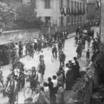 Oppenheimer Strasse; Umzug 25 Jahre Radfahrerverein im Jahr 1932; Bildgeber Marianne Wedel