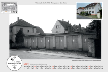 Kalenderblatt Alt-Laubenum März 2023