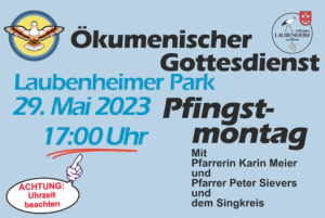 17:00 Uhr Gottesdienst im Park