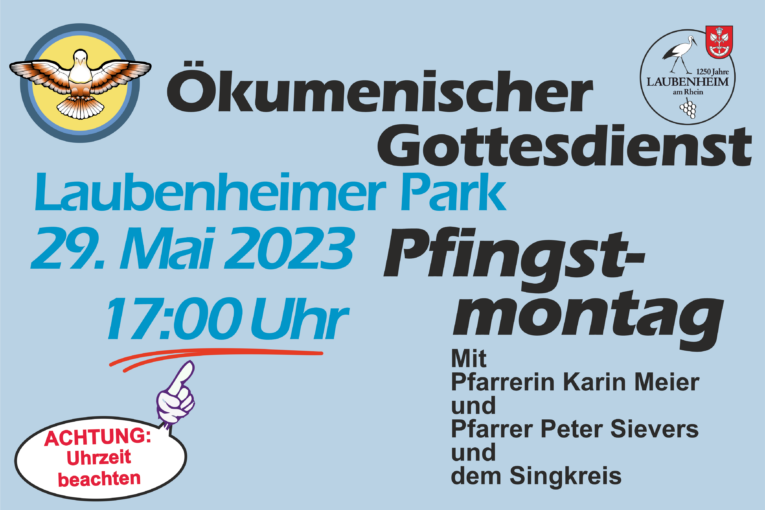 17:00 Uhr Gottesdienst im Park