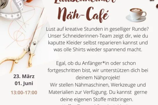 Näh-Café Laubenheim trifft sich wieder am 1.6.2025