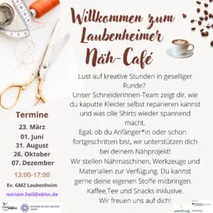 Laubenheimer Näh-Café @ ev. Gemeindezentrum