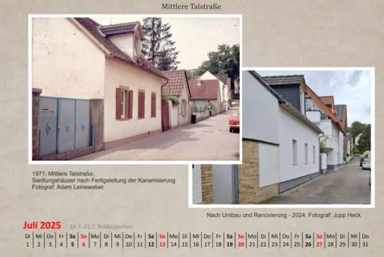 Kalenderblatt Juli 2025