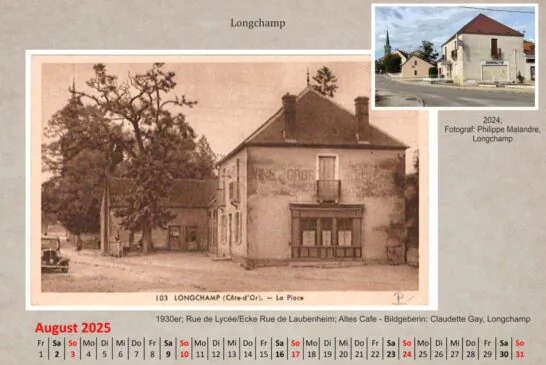 Kalenderblatt August 2025